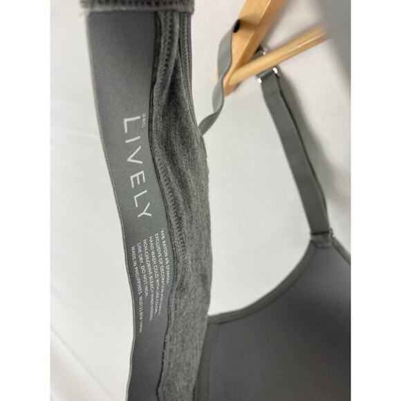 LIVELY All-Day Wireless Push Up Bra Grey Size 38C - Picture 5 of 5